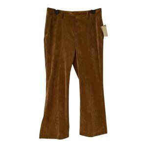 NWT Coldwater Creek Bootcut Brown Whisper Corduroy Trouser Pants‎ Size 10 Petite